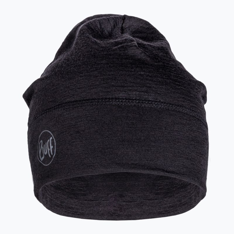 Czapka BUFF Олекотена шапка от мериносова вълна Solid czarna 113013.999.10.00 2
