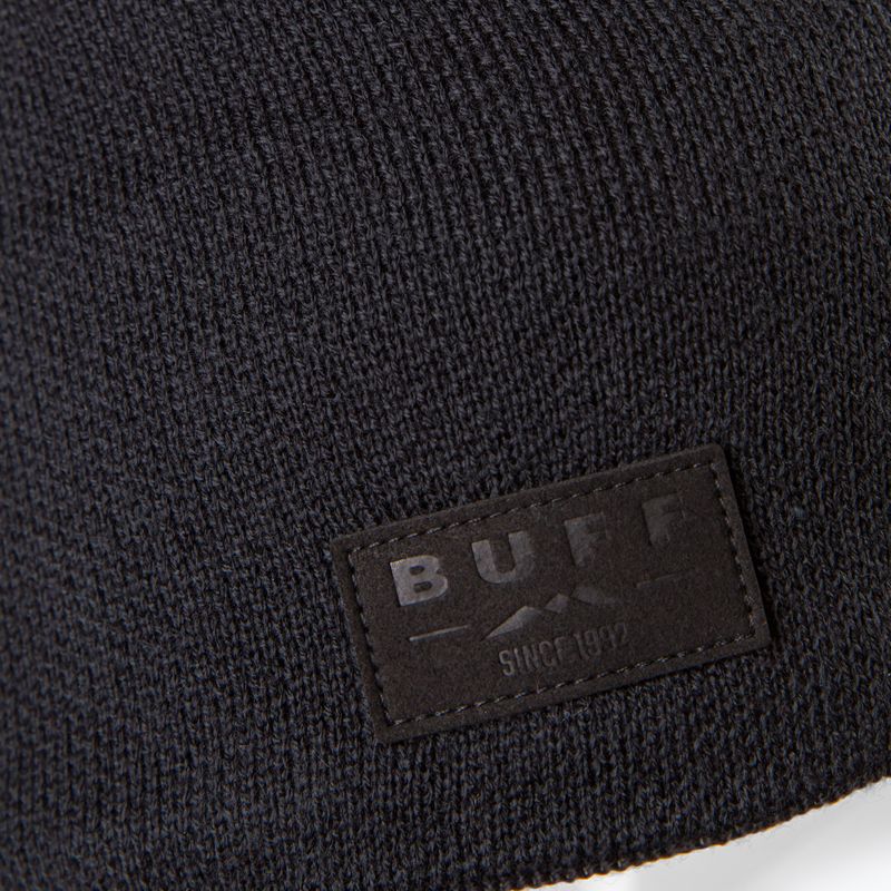 Шапка BUFF от трикотаж и полярна шапка Solid czarna 113519.999.10.00 3
