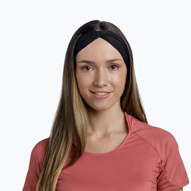 Лента за глава BUFF CoolNet UV Ellipse solid black 3