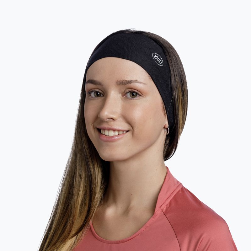 Лента за глава BUFF CoolNet UV Ellipse solid black 4
