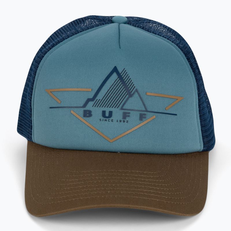Шапка с козирка BUFF Trucker stone blue 4