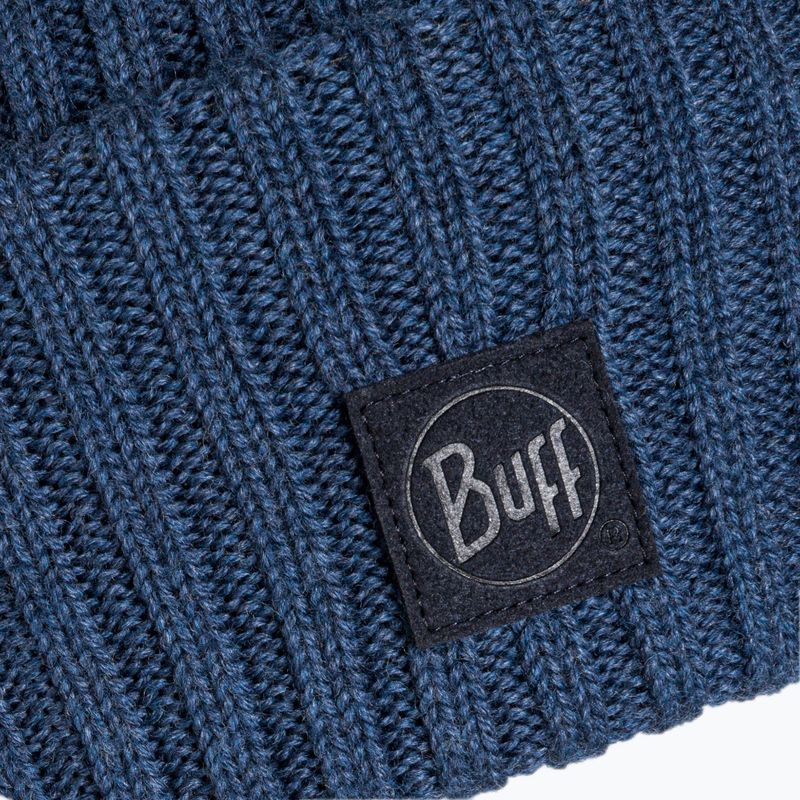BUFF Шапка от мериносова вълна Ervin navy blue 124243.788.10.00 3