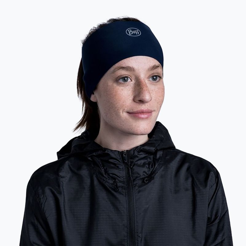Opaska BUFF Tech Fleece лента за глава Solid granatowa 124061.707.10.00 5