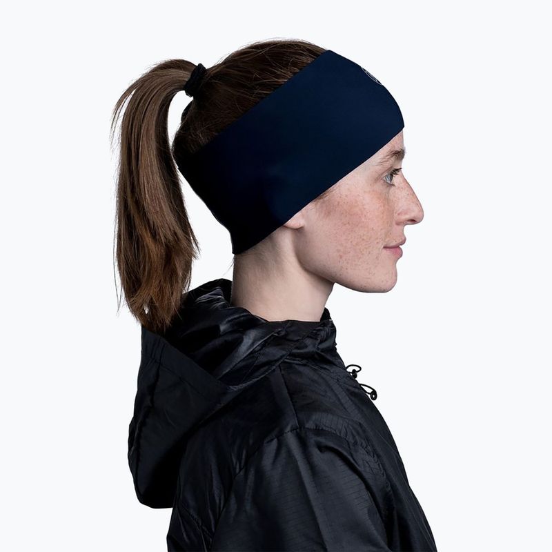 Opaska BUFF Tech Fleece лента за глава Solid granatowa 124061.707.10.00 6