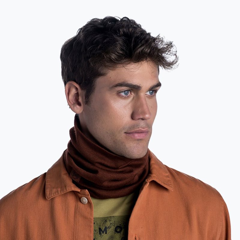 Komin BUFF Heavyweight Merino Wool brązowy 113018.411.10.00 6