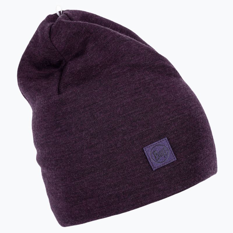 Czapka BUFF Heavyweight Merino Wool Hat fioletowa 113028