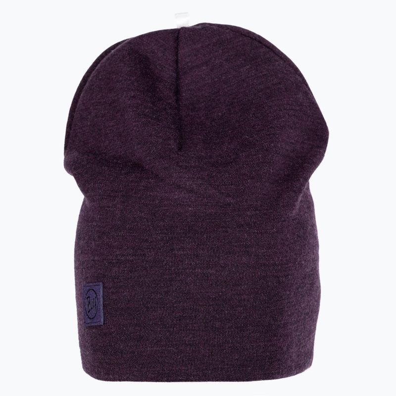 Czapka BUFF Heavyweight Merino Wool Hat fioletowa 113028 2