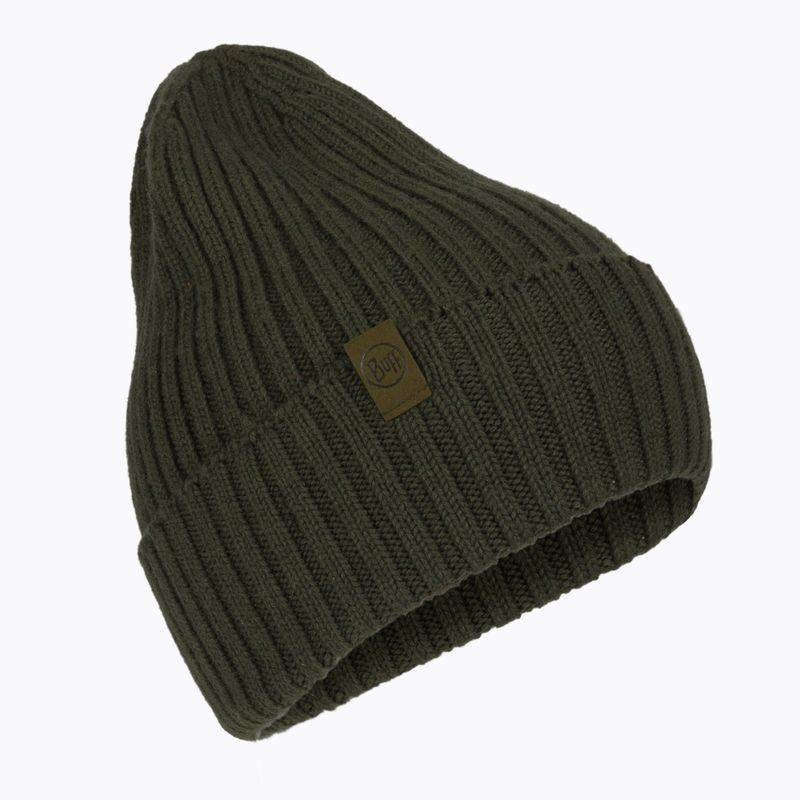 Czapka BUFF Merino Wool Knit 1Lhat Norval zielona 124242.809.10.00