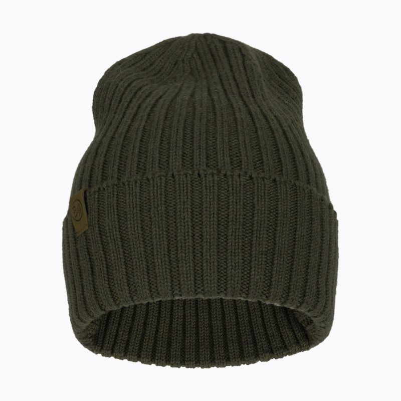 Czapka BUFF Merino Wool Knit 1Lhat Norval zielona 124242.809.10.00 2