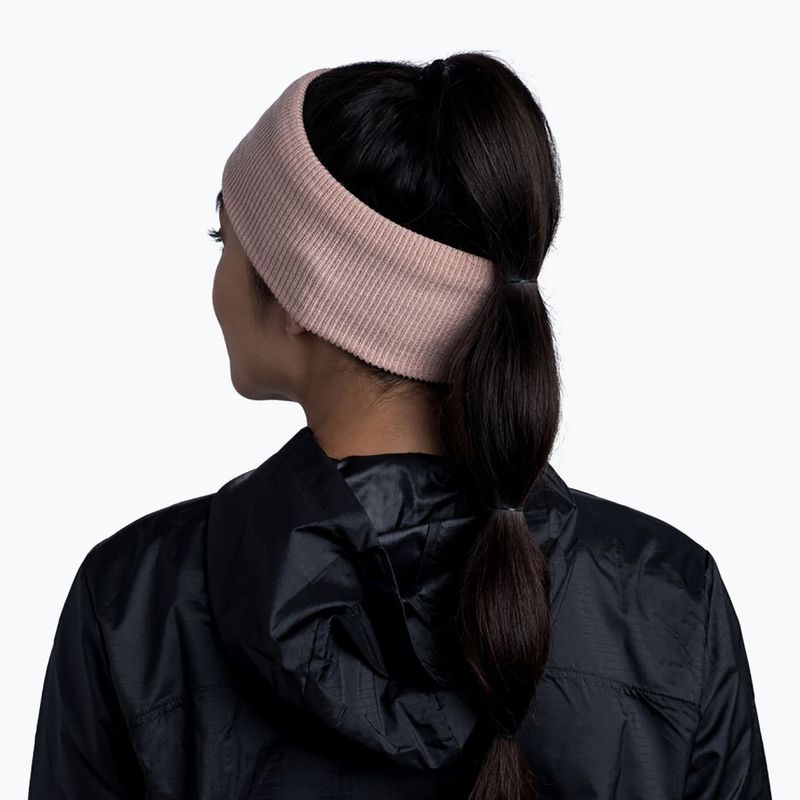 BUFF Преплетена лента за глава Solid pink 126484.508 8