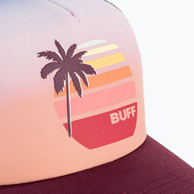 BUFF Trucker бейзболна шапка Евтино бордо и оранжево 127791.555.30.00 5