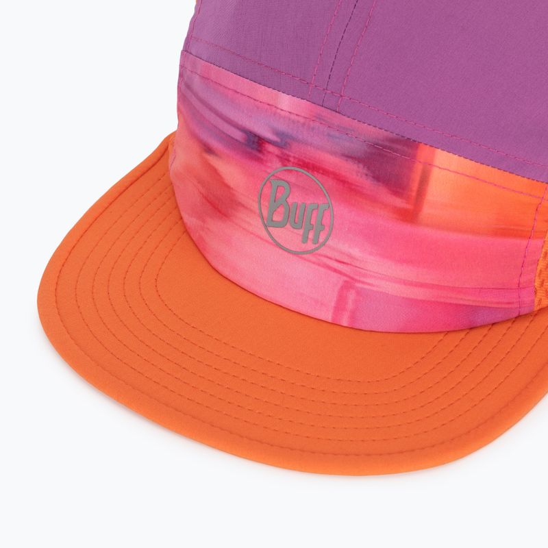 Шапка с козирка BUFF 5 Panel Go sish tangerine 3