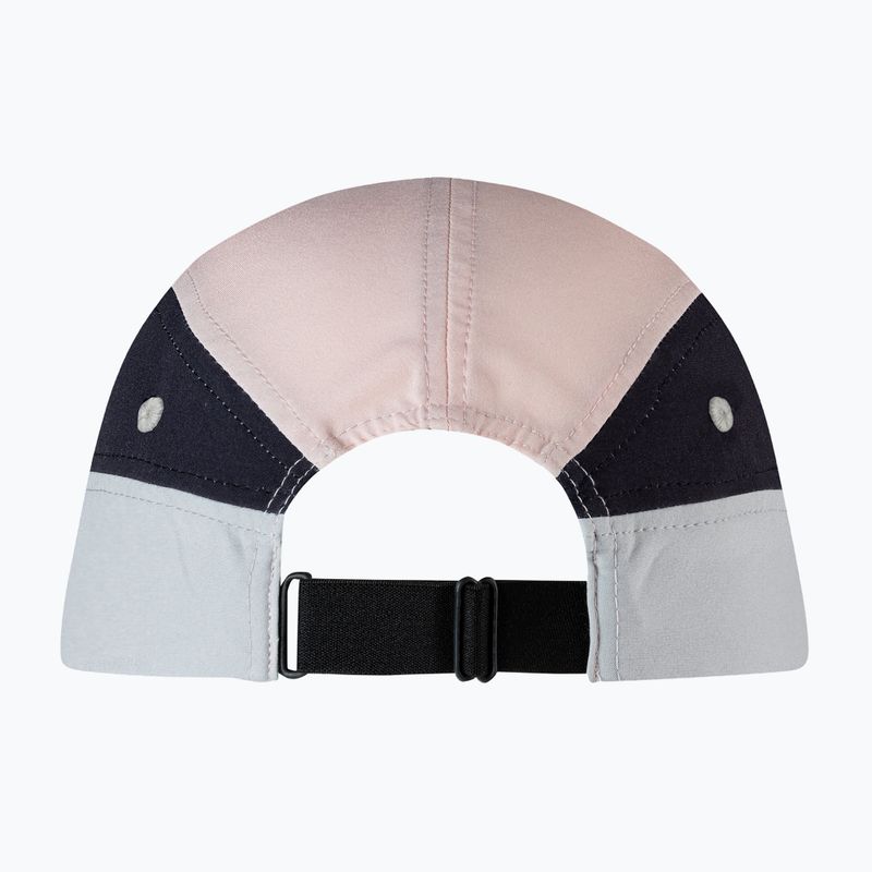 Детска шапка с козирка BUFF 5 Panel Sport domus light grey 2