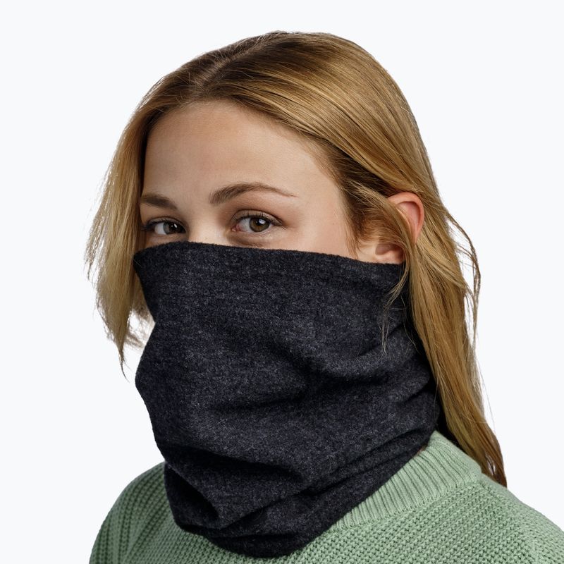 Многофункционален слинг BUFF Merino Fleece черен 5
