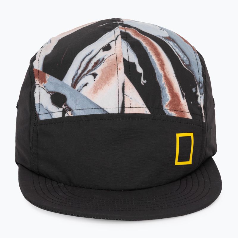 Шапка с козирка BUFF 5 Panel Explore reige black 2