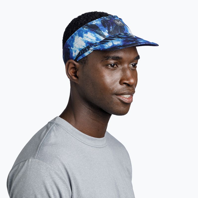 Козирка за бягане BUFF Pack Speed gold blue 4