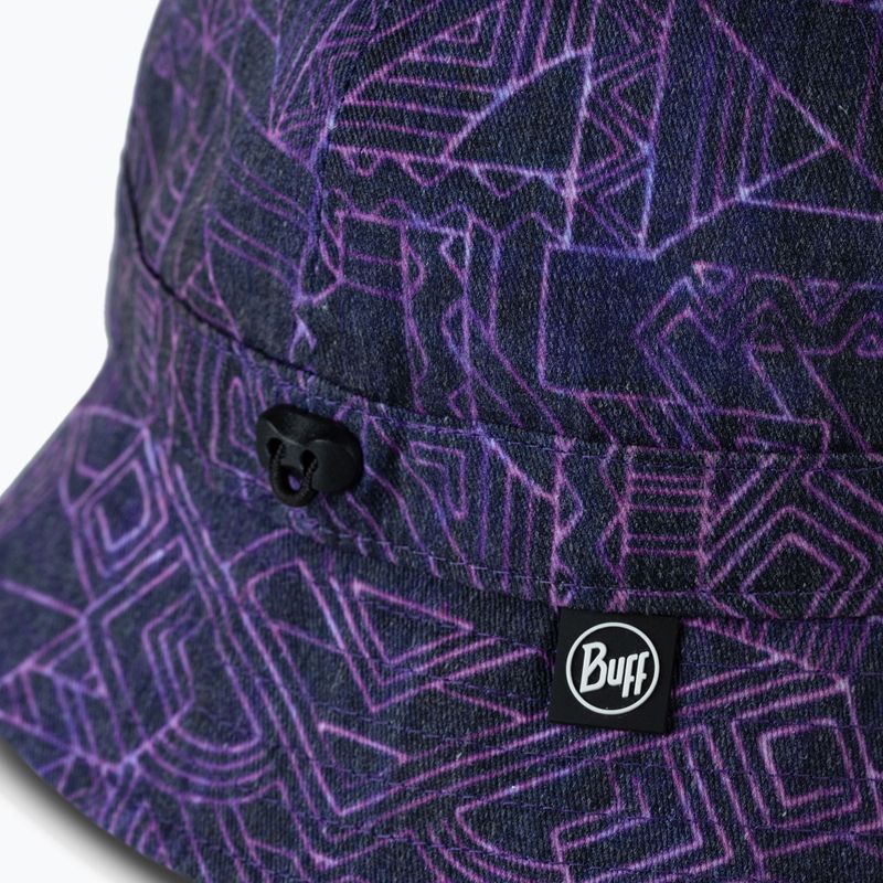 Детска шапка с периферия Buff Fun Bucket kasai violet 2