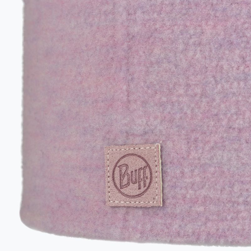 Лента за глава BUFF Merino Fleece люляков пясък 2