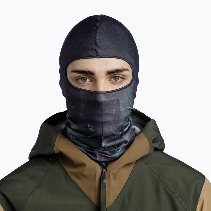 Балаклава BUFF Ecostretch alock със сребърен ръкав 2