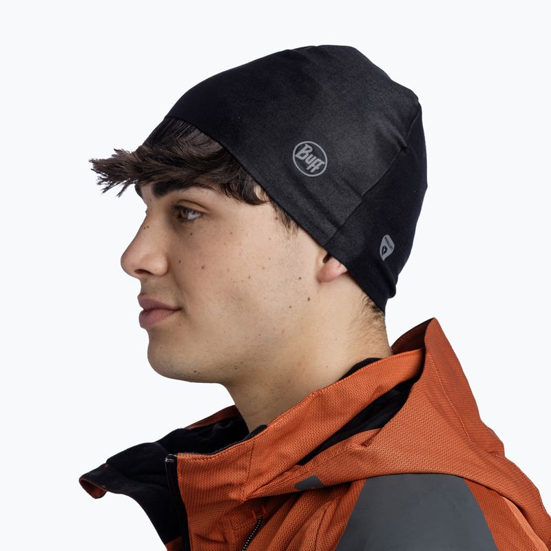 BUFF Thermonet зимна шапка плътна черна 4
