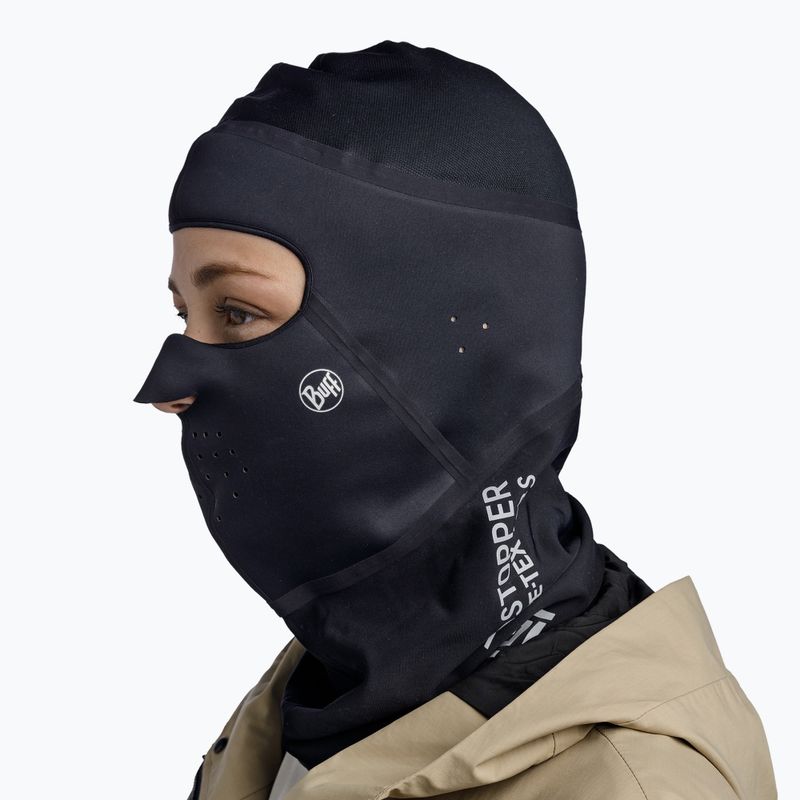 Шапка маска BUFF Windproof 132580.999.20.00 solid black 4