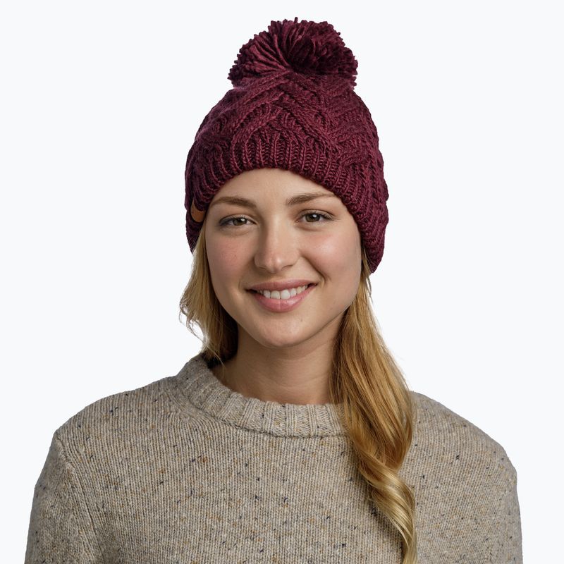 Зимна шапка BUFF Knitted & Fleece Caryn dahlia 3
