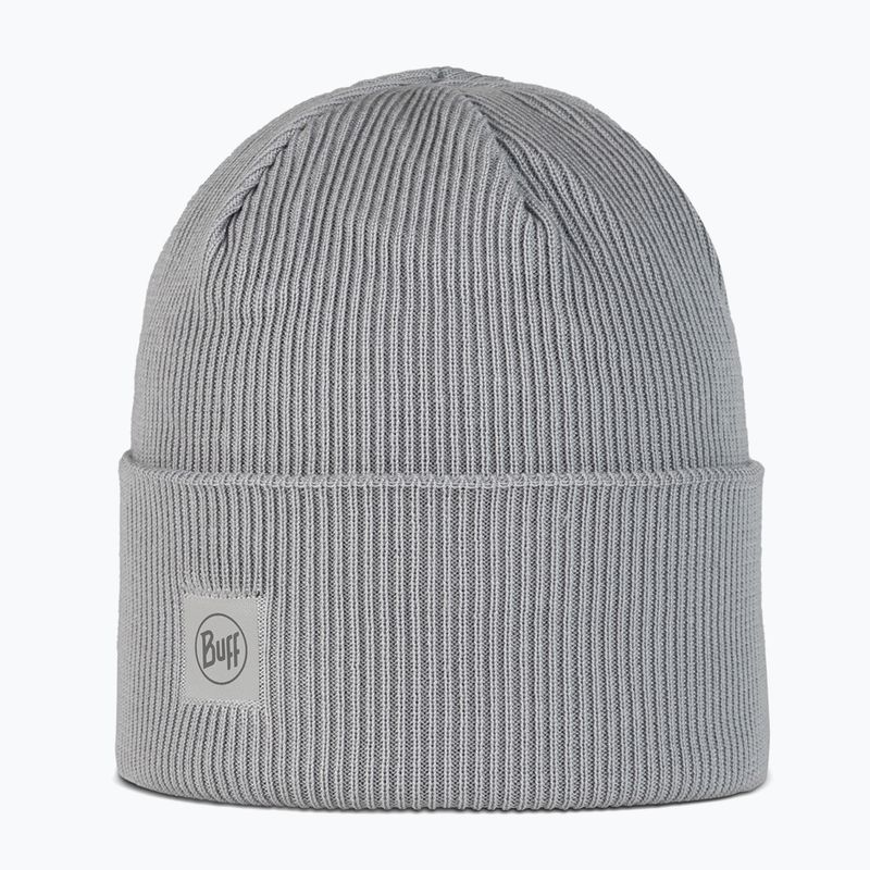 Зимна шапка BUFF Crossknit light grey