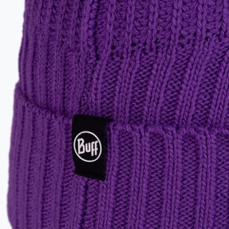 Зимна шапка BUFF Knitted & Fleece Renso purple 2