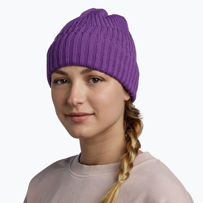 Зимна шапка BUFF Knitted & Fleece Renso purple 4