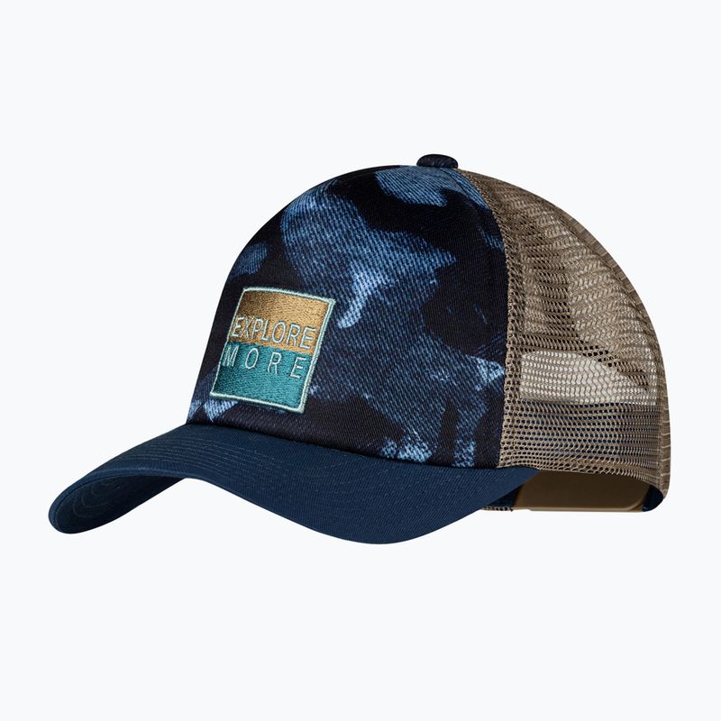 Детска шапка с козирка BUFF Trucker snigs night nlue