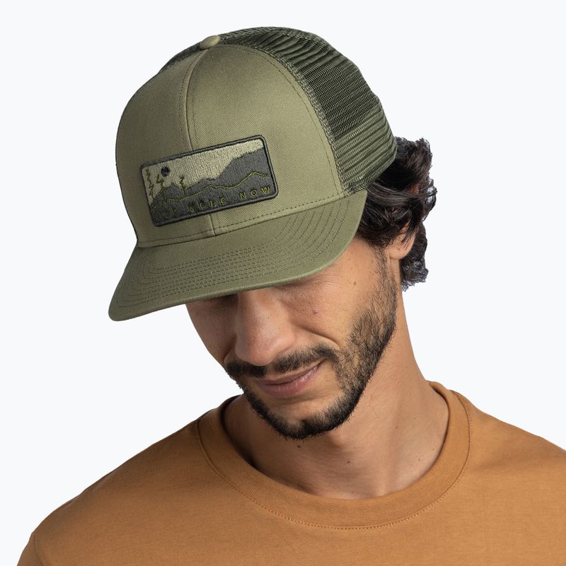 Бейзболна шапка BUFF Explore Trucker wate forest 3