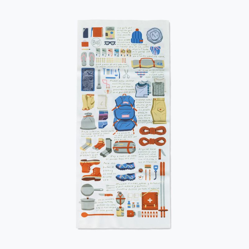 Многофункционална кърпа BUFF Coolnet UV camino guide pilgrim 2