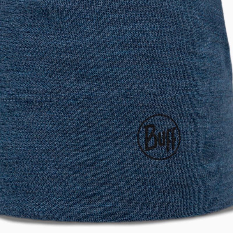 Зимна шапка BUFF Midweight Merino Wool melange tempest 2