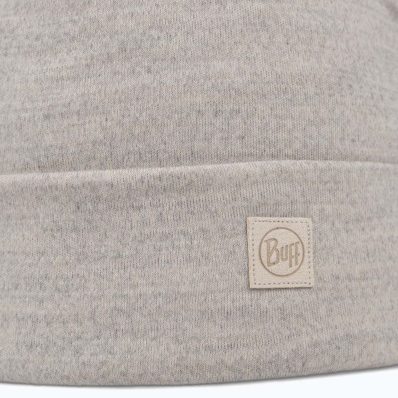 Зимна шапка BUFF Heavyweight Merino Wool solid cloud 2