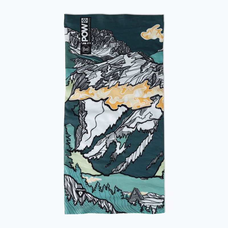 Многофункционална кърпа BUFF Thermonet pow lixot green 2