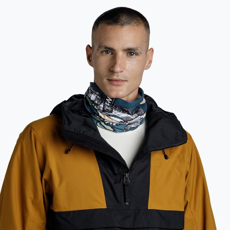 Многофункционална кърпа BUFF Thermonet pow lixot green 5