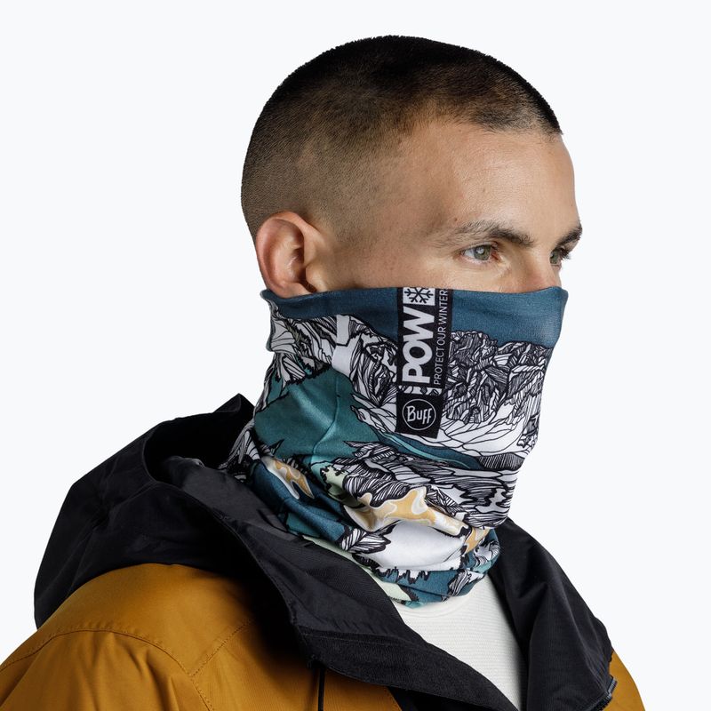 Многофункционална кърпа BUFF Thermonet pow lixot green 6