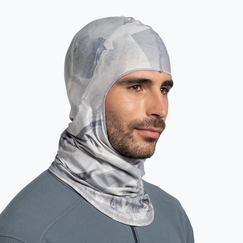 Шапка маска BUFF EcoStretch solid snout ash 4