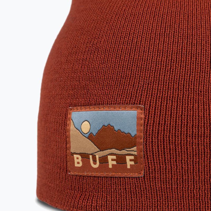 Зимна шапка BUFF Knitted Lilon Long cinnamon 2