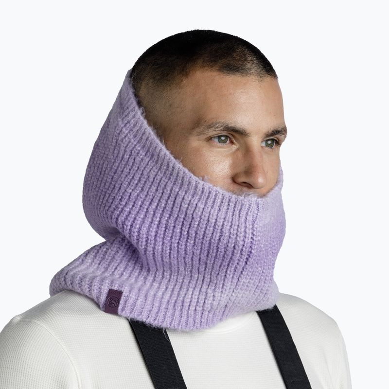 Шал комин BUFF Knitted Datma lavender 6
