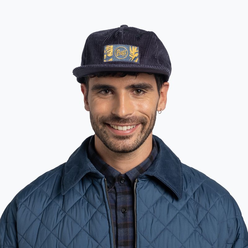 Шапка с козирка BUFF Chill Baseball navy blue sweater 3