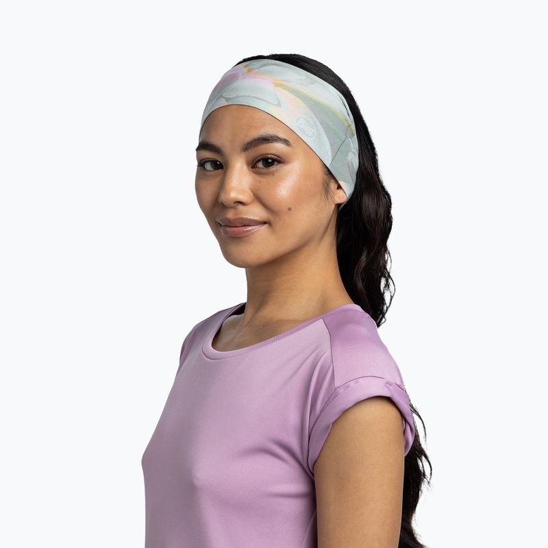 Лента за глава BUFF CoolNet UV Ellipse esmerald seagrove green 4