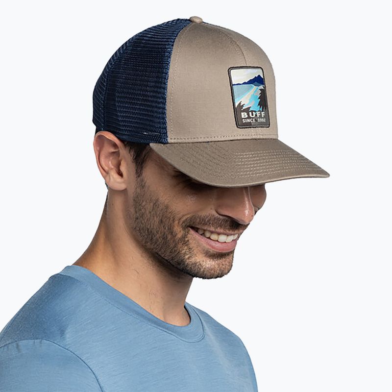 Шапка с козирка BUFF Explore Trucker soor tundra khaki 7