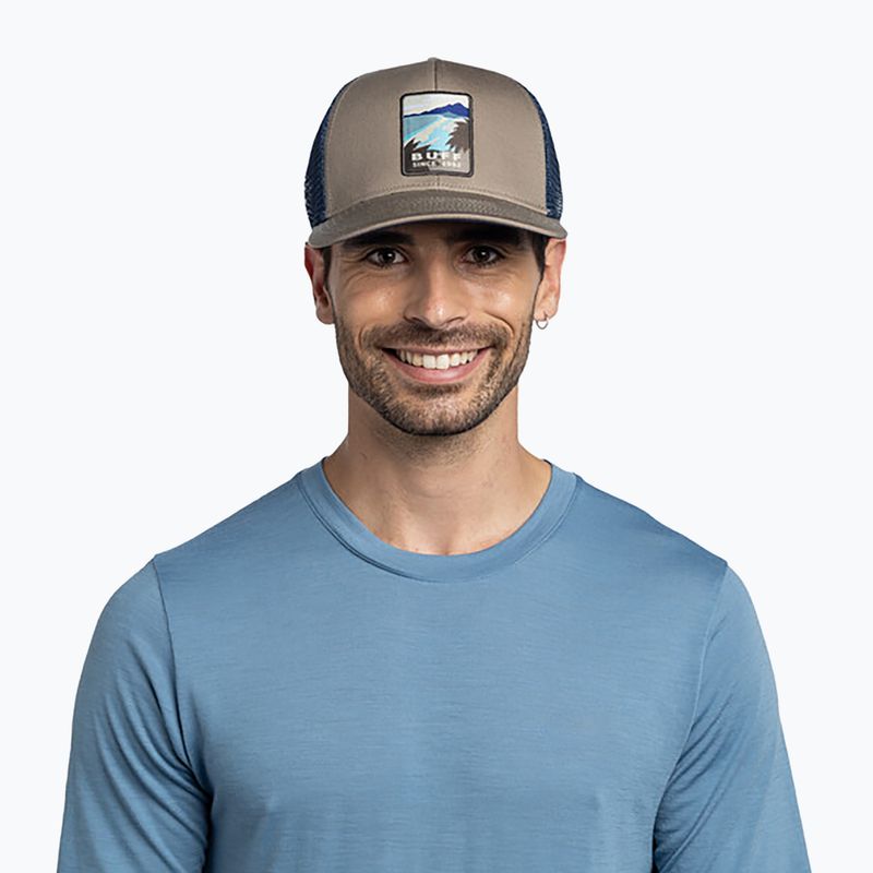 Бейзболна шапка BUFF Explore Trucker Soor tundra khaki 4