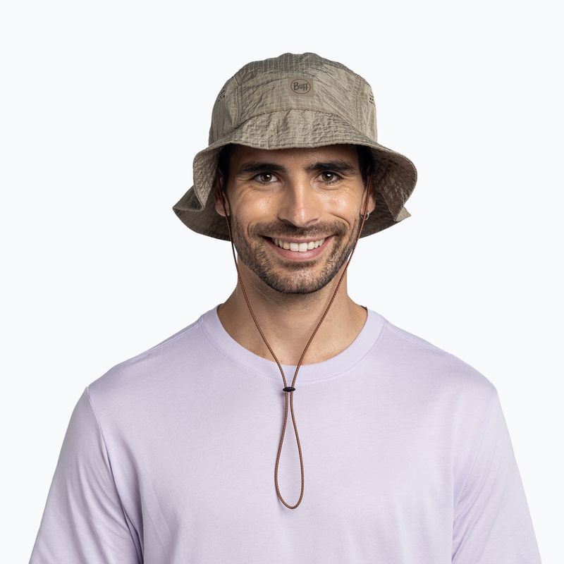 Шапка с периферия BUFF Go Bucket solid tundra khaki 4