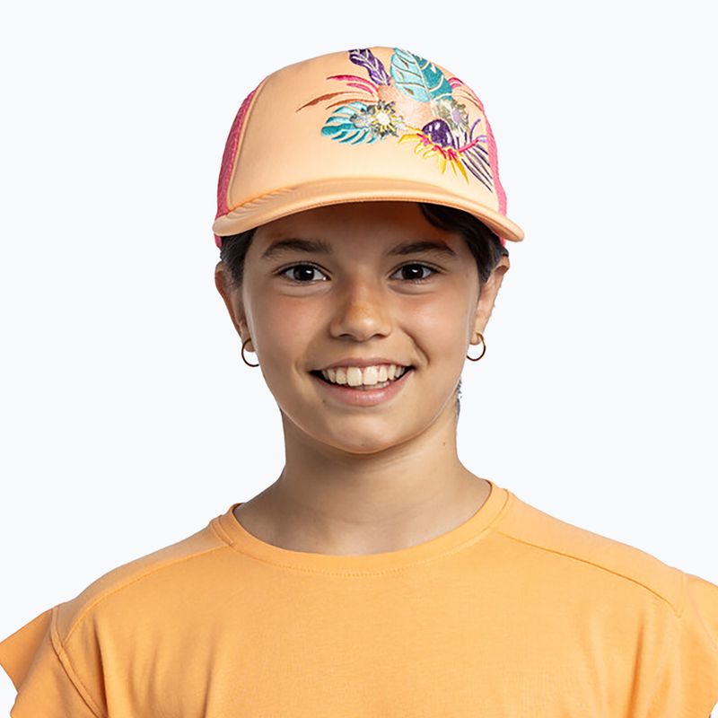 Детска бейзболна шапка BUFF Trucker Neottia coral 4