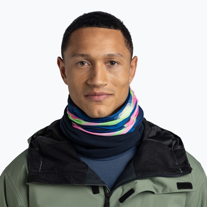 Мултифункционален шал BUFF Polar larto midnight navy 3