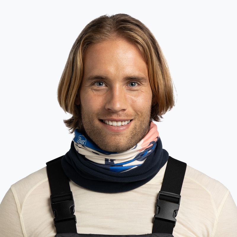 Мултифункционална кърпа BUFF Polar Hirajy Blue 5
