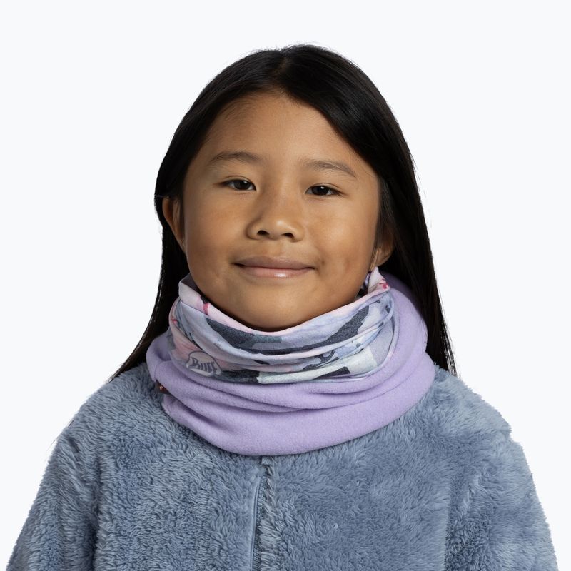 Детска мултифункционална кърпа BUFF Polar yoki mauve 3