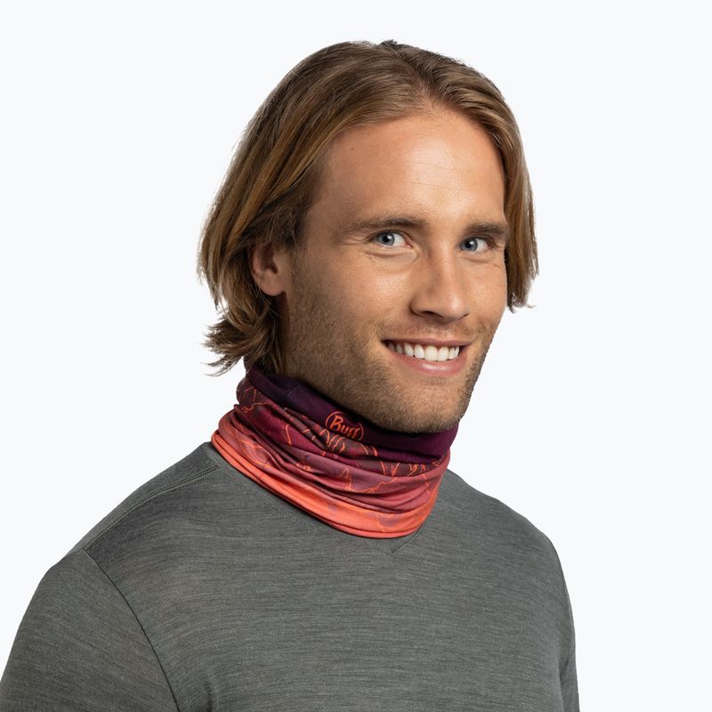 Многофункционална кърпа BUFF Original Ecostretch unal garnet 3